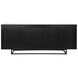 Ra 76 X 20 inch Hand Rubbed Black with Teak Sideboard
