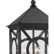 Ripley 3 Light 20.5 inch Midnight Outdoor Post Light, Small