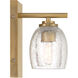 Glint 1 Light 6 inch Legacy Brass Vanity Light Wall Light