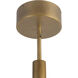 Anders 30 inch Vintage Brass Chandelier Ceiling Light