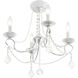 Pennington 4 Light 18 inch Antique White Convertible Mini Chandelier/Ceiling Mount Ceiling Light