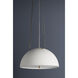 Chiswick 3 Light 20 inch Aged Brass/White Plaster Pendant Ceiling Light