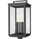 Hartwell 6 Light 31.5 inch Sand Black Outdoor Post Mount Fixture