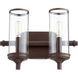 Collins 2 Light 12.75 inch Oiled Bronze Vanity Light Wall Light