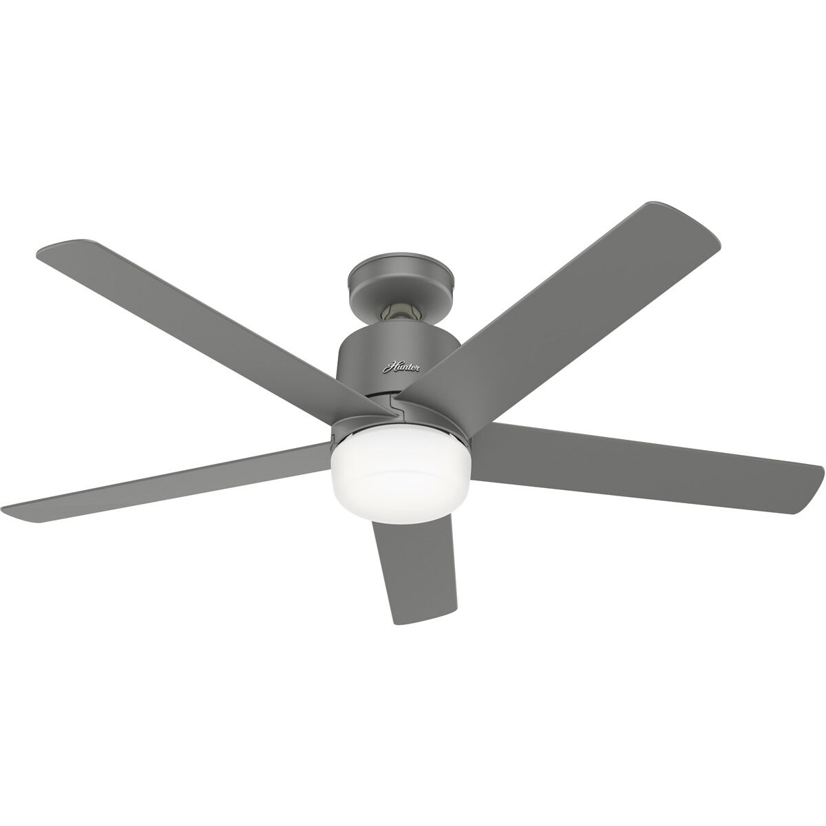Stylus 52 inch Matte Silver Ceiling Fan