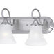 Elipse 3 Light 24 inch Brushed Nickel Vanity Light Wall Light