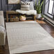Mardin 66 X 42 inch Light Grey Rug in 4 X 6, Rectangle