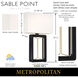 Sable Point LED 12.75 inch Sand Coal With Honey Gold Wall Sconce Wall Light