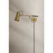 Novel 1 Light 4.75 inch Patina Brass Plug-in Sconce Wall Light