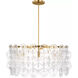 kate spade new york Candace 8 Light 32 inch Burnished Brass Chandelier Ceiling Light