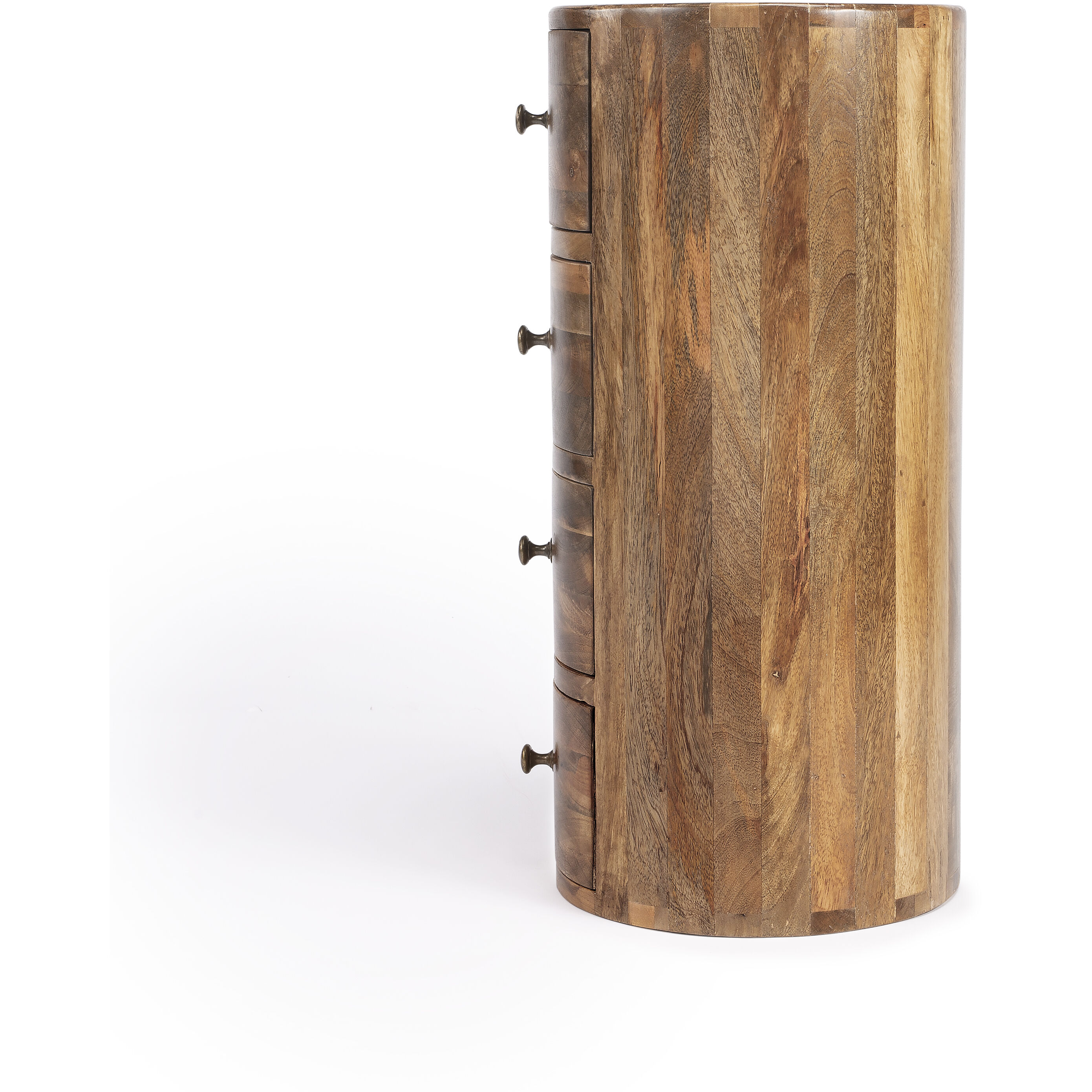 Liam Light Brown Wood End or Side Table