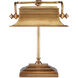 Malvasia 19 inch 25 watt Vintage Brass Desk Lamp Portable Light