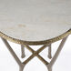 Switlania Marble Side Table in Gold