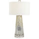 Leah Brushed Stainless Table Lamp Portable Light