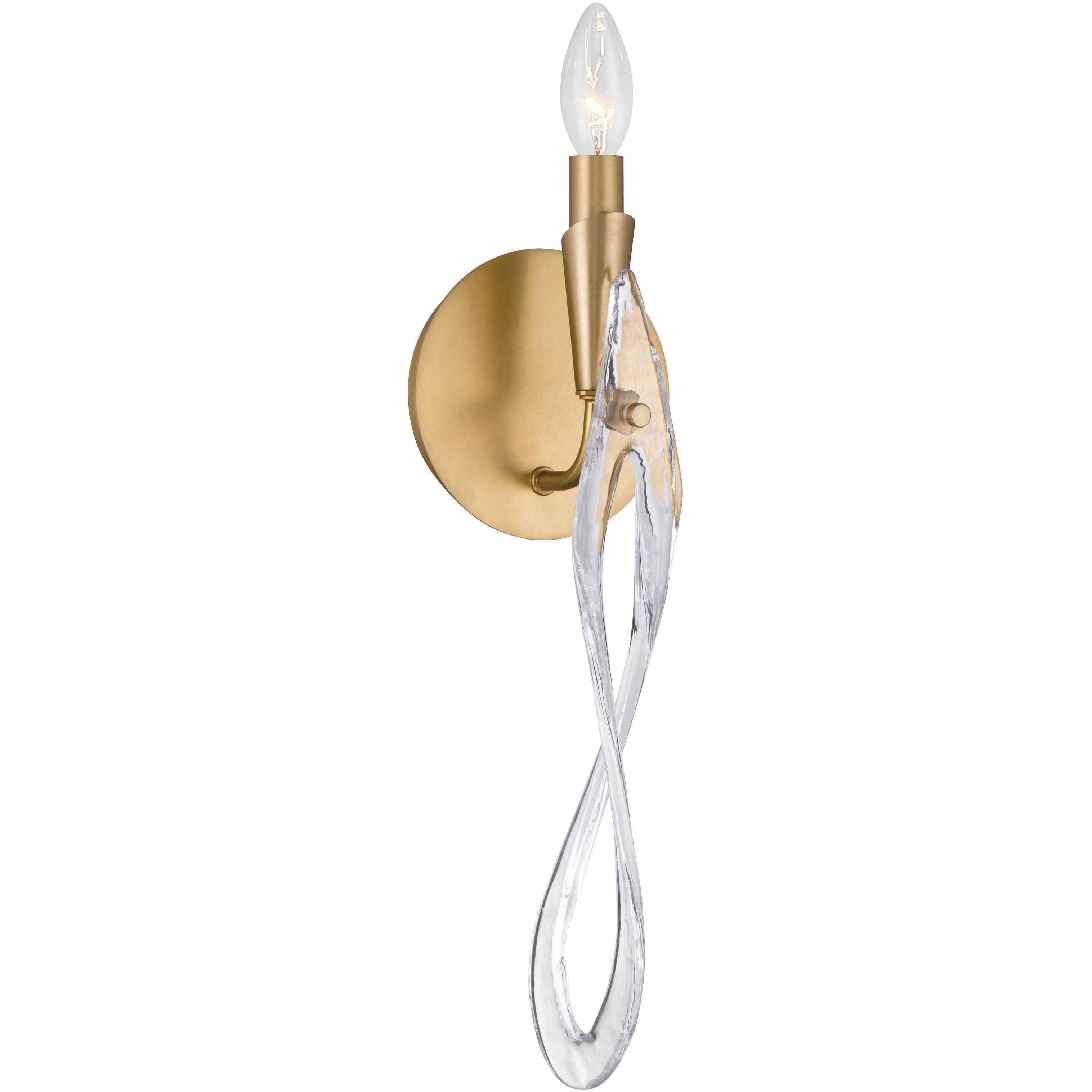 Glassara 1 Light 5.5 inch Legacy Brass Wall Sconce Wall Light