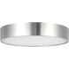 Musa 8.13 inch Brushed Nickel Flush Mount Ceiling Light