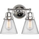 Aditi Small Cone LED 14 inch Polished Chrome Bath Vanity Light Wall Light, Aditi