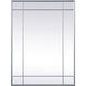 Viola 40 X 30 inch Silver Mirror