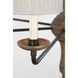 Thomas O'Brien Suzanna LED 48 inch Vintage Oak and Aged Iron Chandelier Ceiling Light
