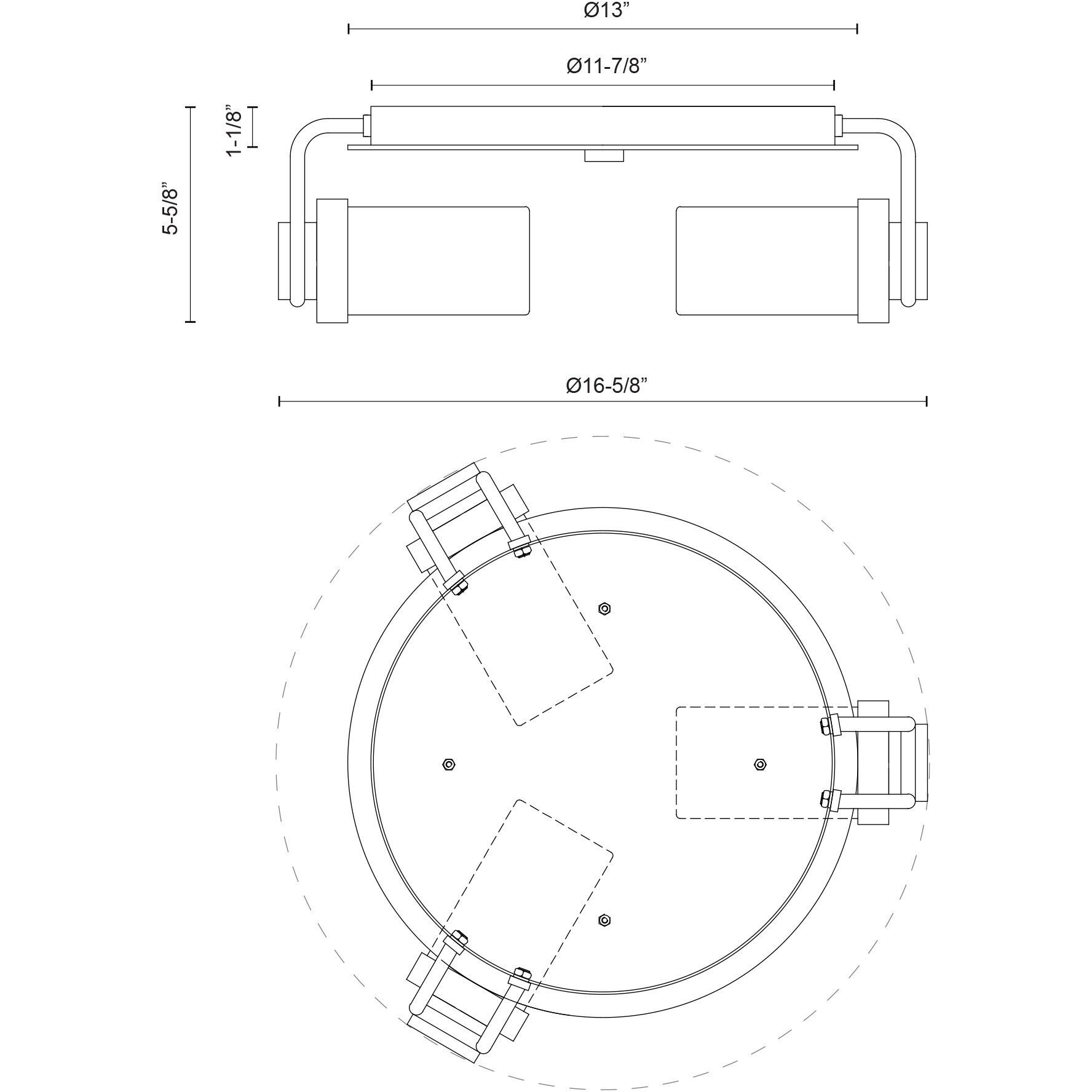 Wynwood 3 Light 16.63 inch Vintage Brass/Glossy Opal Flush Mount Ceiling Light