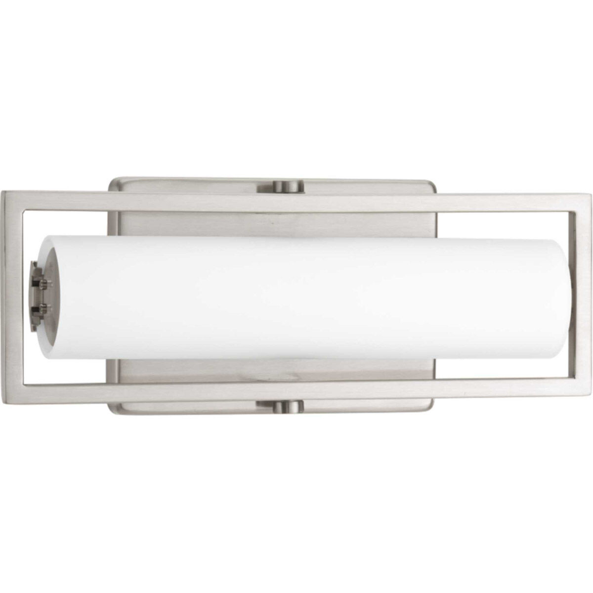 Frame LED 12 inch Brushed Nickel Bath Vanity Wall Light, Progress LED