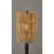 Norfolk 30 inch 40.00 watt Black Wood Table Lamp Portable Light