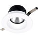 Aether LED White Recessed Lighting in Flood, 90, 2700K, Round
