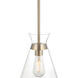 Amarella 1 Light 7 inch Modern Gold Mini Pendant Ceiling Light