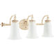 Alameda 3 Light 28 inch Persian White Bath Light Wall Light