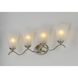 Vital 4 Light 32 inch Satin Nickel Bath Vanity Wall Light