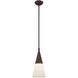 Stockholm 1 Light 6.75 inch Bronze Mini Pendant Ceiling Light