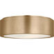 Albee 2 Light 13 inch Satin Brass Flush Mount Ceiling Light, Medium