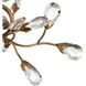 Crystal Bud 5 Light 24 inch Brass Semi-Flush Mount Ceiling Light