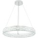 Elegance LED 29.92 inch Polished Nickel Chandelier Ceiling Light
