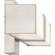 Vantage LED Brushed Nickel Wall Sconce Wall Light, Square