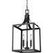 Labette 3 Light 12 inch Black Foyer Pendant Ceiling Light, Medium