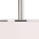 Park Ridge 7 Light 24 inch Brushed Nickel Pendant Chandelier Ceiling Light