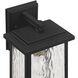 Estate 1 Light 13 inch Black and Brass Outdoor Wall Sconce
