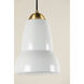 Jamila 1 Light 10 inch Aged Brass Pendant Ceiling Light
