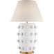 Kelly Wearstler Linden 34.25 inch 100 watt Plaster White Table Lamp Portable Light