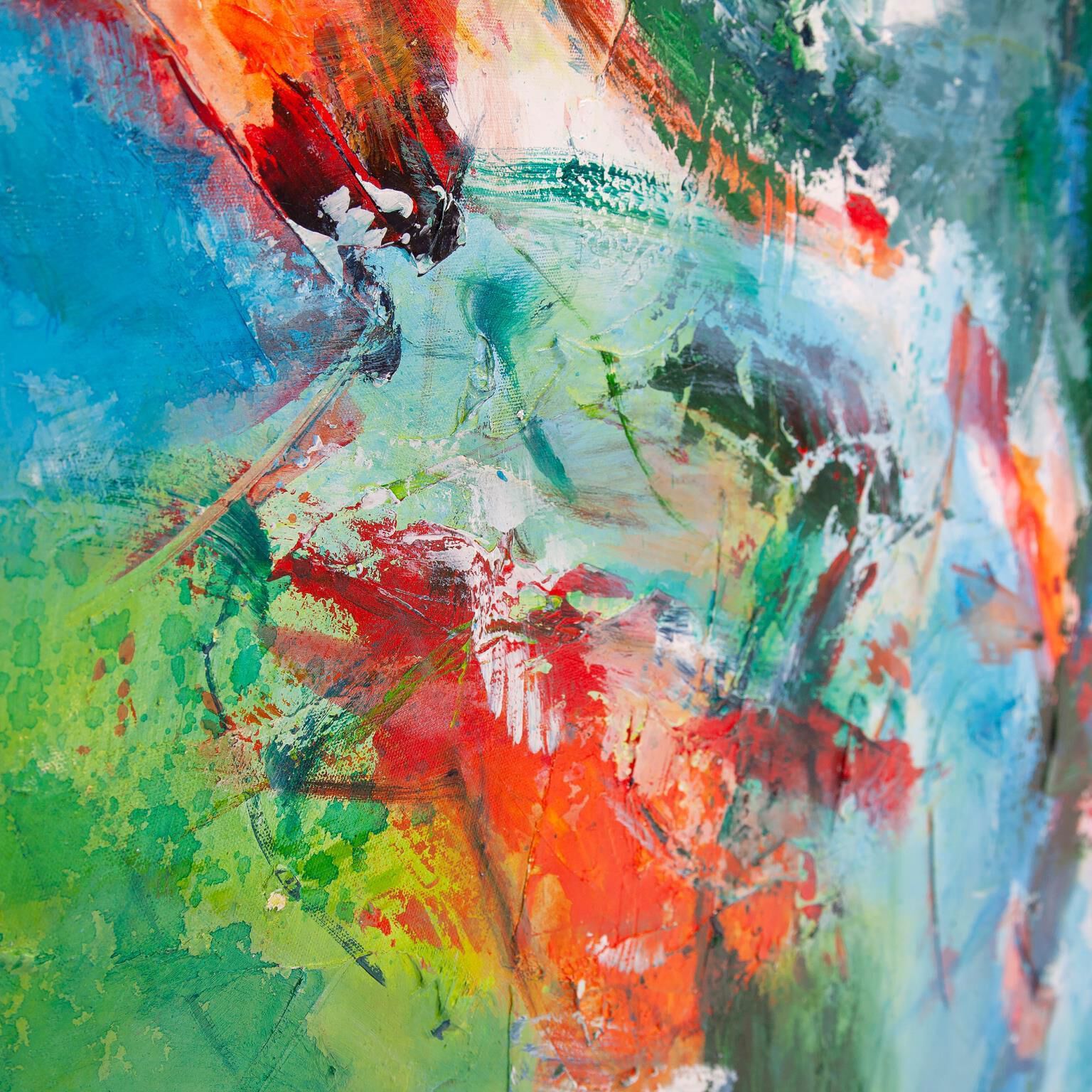 Jubilee 61.75 X 41.75 inch Hand Painted Canvas