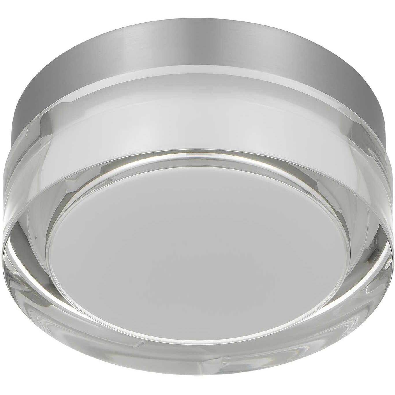 Sunspot LED 6 inch Brushed Stainless Steel Outdoor Flush Mount
