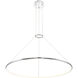 Valley LED 31.5 inch Chrome Pendant Ceiling Light, Large
