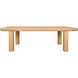 Anders 76 X 39 inch Natural Dining Table, Small