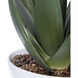 Evarado Glossy White Planter