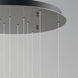 Rinkle LED 21.5 inch Brushed Gunmetal Multi-Light Pendant Ceiling Light