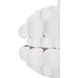 Swoon 3 Light 20 inch Matte White Pendant Ceiling Light, Smithsonian Collaboration