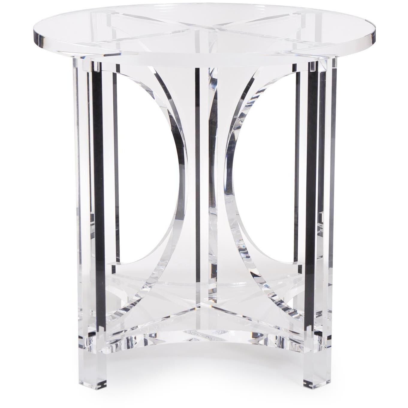 Kalare 20 X 20 inch Clear Side Table