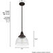 Cypress Grove 1 Light 10 inch Onyx Bengal Pendant Ceiling Light