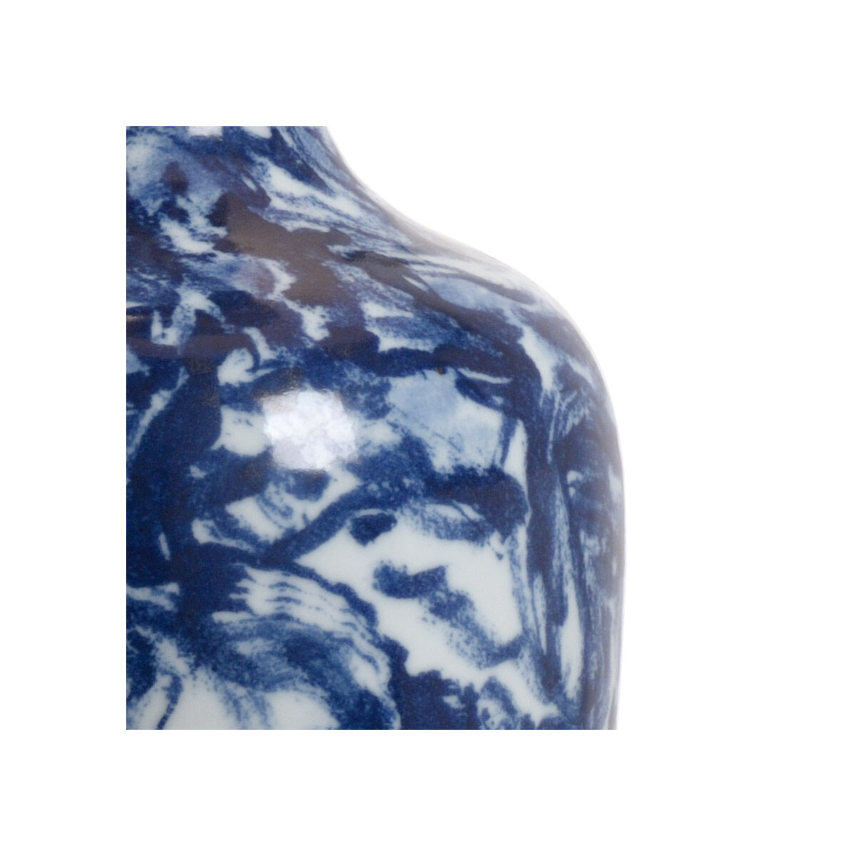 Wildwood 31 inch 100 watt Blue/White Glaze Table Lamp Portable Light